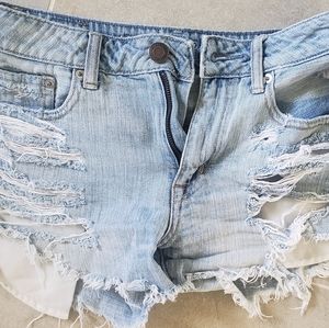 American Eagle High Waisted Shorts 0
